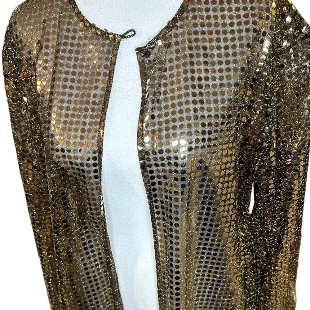 Sequence Jacket. Gold Shell Like Material. Great … - image 1